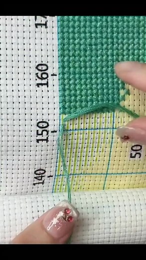 Your new favorite way to relax—cross stitch made easy 🧵💫 #StampedCanvas #CreativeTherapy #CrossStitchFun | Gem Canvas LB