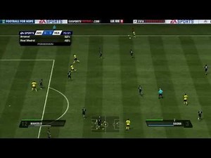 FIFA 11 | Real Madrid vs. Arsenal full gameplay trailer (2010) with Mesut Özil playing !!