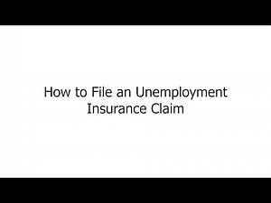 How To File An Unemployment Insurance Claim