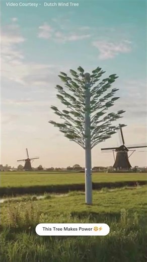 This Wind Tree Generates Electricity You Won’t Believe 🤯