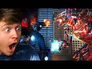 Reacting to MECHAGODZILLA vs TITAN CAMERAMAN!