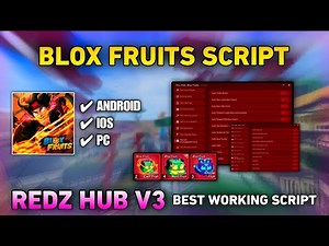 Best Blox Fruits Script *NO BAN* Redz Hub V3 | Auto TTK, Auto CDK, Auto Soul Guitar, Auto Trial V4