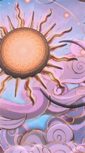 Projection mapping at the elevator shows sun & moon in the cosmos, shifting from day to night. #epic