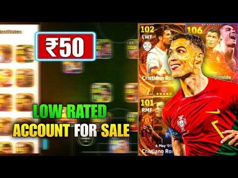 Low Rated eFootball Account For Sale | Big Time & Epic Huge account for sale | eFootball 2026 Mobile