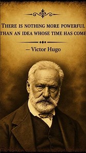 The Power of an Idea Whose Time Has Come 🔥 #VictorHugo #Philosophy