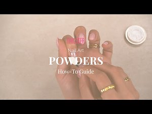 Applying Nail Art Powders