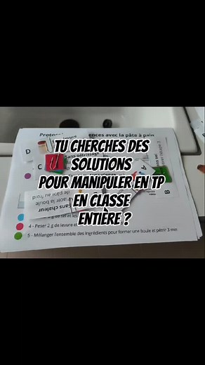 Ségolène Paris on Instagram: "Quand les heures dédoublées deviennent rares, il faut trouver des solutions pour continuer à manipuler en classe entière sans que ce soit ingérable et tout en préservant les apprentissages de chacun.e des élèves. Après avoir testé pas mal de choses, j'ai eu l'idée de ces tickets. Je t'explique tout dans l'article dédié sur mon blog ! #profs #teachersfollowteachers #teamprof #sciences #TP #experience #manipuler #pedagogie"
