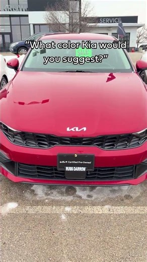 Red Cars Stand Out at Russ Darrow Wauwatosa Kia ❤️