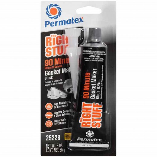 Permatex® The Right Stuff® 90 Minute Black Gasket Maker, 3 OZ | Permatex®