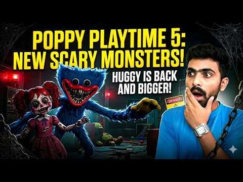 🔴 Poppy Playtime 5 LIVE 😱 | Horror Night Begins ! Skulthe Gaming #poppyplaytime #horrorgame