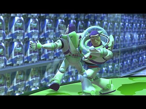Toy Story 2 / Rotaļlietu Stāsts 2 (1999) - Buzz vs Utility Belt Buzz [Latvian Dub]