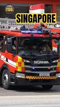 [Singapore] Fire Trucks & Ambulances Responding! #scdf #singapore #firefighter