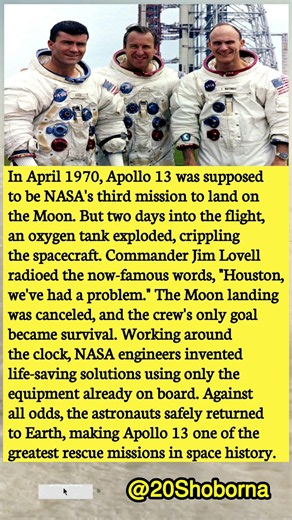 Apollo 13: The Moon Mission That Became NASA's Greatest Rescue 🚀