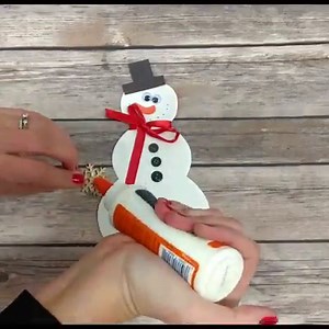 280K views · 292 reactions | SNOWMAN KEEPSAKE CARD- super easy craft...