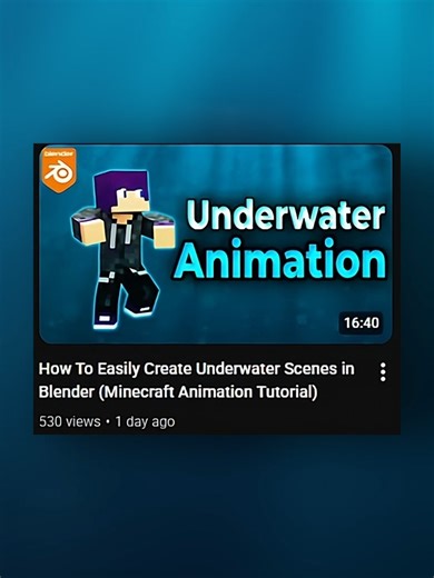 How to make underwater scenes (Blender) #blender #blender3d #3danimation #underwaterscene #woodplankmc