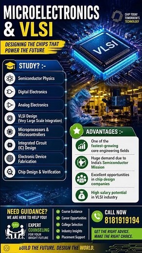 ⚡ Microelectronics & VLSI Engineering: Is It Worth It in 2026?