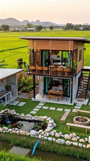 Embracing Cottagecore Living Cozy Cabin Tour & Koi Pond.