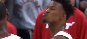 Jimmy Butler Disrespectfully Blows Kisses At T.J. Warren And Calls Him 'F******* Trash' After Both Nearly Fight During Game
