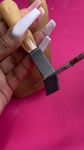 Transforming a Styrofoam Box into DIY Nails | Nail Tip | TikTok