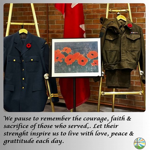 Let us carry their legacy of love & courage into our week. #RemembranceDay #CedarHillChurch #FaithInAction #FaithAndService | Cedar Hill United