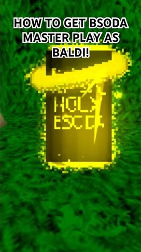 👉 how to get bsoda master badge FAST 😳 (play as baldi)