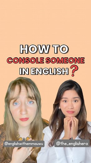 37K views · 1.2K reactions | Comfort a sad friend in English 梁 with English with Emma #reels #learnenglish #englishlesson #englishexpressions #englishvocabulary #englishphrases | ENGLISHERA | Facebook