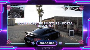 800HP Porsche 911 GT2 RS - Forza Horizon 5 | Thrustmaster TX