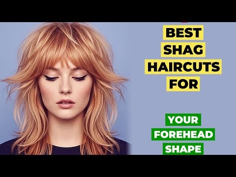 Best Shag Haircut For Your Forehead Shape (Small Vs. Large)