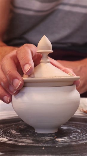 Crafting a Perfect Pottery Lid on the Wheel