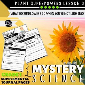 Mystery Science 1st Grade SUPPLEMENT Plant Superpowers Lesson 3 Plant Movement