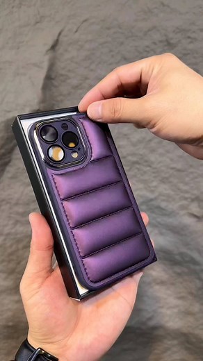 Tech way | Creative autumn and winter style down jacket mobile iphone case, comes with high-definition lens film #iphonecase #caseiphone #ad... | Instagram