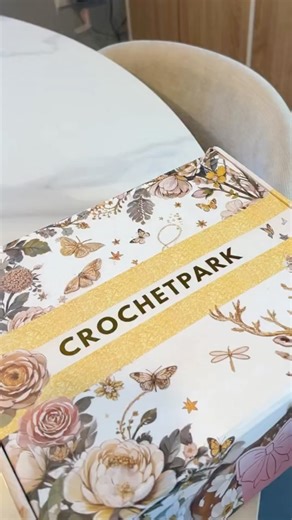 Kubra Yasun on Instagram: "✨ Beautiful crochet kit from #Crochetpark ✨ Use my discount code: WT1761742792973 for 15% off your order! 💛🧶 🦋 The perfect gift for craft lovers — stunning packaging and everything you need inside! #crochetpark"