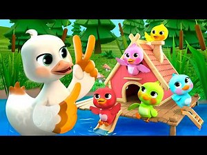 5 Little Ducks(Learn Colors Song) | Lalafun Nursery Rhymes & Kids Songs