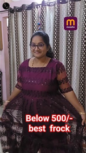 Most trending n viral party frock by meesho 👍🏻 #meeshoapp #trending #frock #viral #shorts #ytshorts