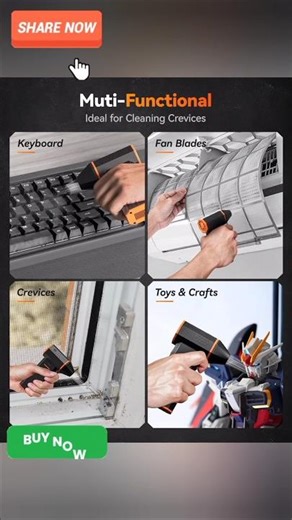 WOLFBOX MF50 Cordless Electric Air Duster-