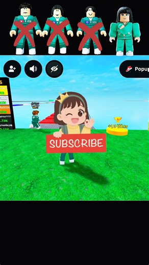 Squad Game Run Speed Challenge | #shorts #roblox #short