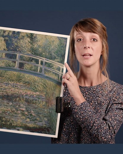 A mindful impression of peace 🍃 Join Curator Chiara di Stefano as she explores ‘The Water-Lily Pond' by Monet. | National Gallery