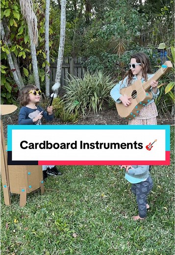Let’s get the band together! 🎸 Have you ever made your own instruments? With Makedo it is simple! All you need is cardboard and your imagination! Thanks EJ for sharing! #musicalinstruments #mymakedo #music #kidstoy