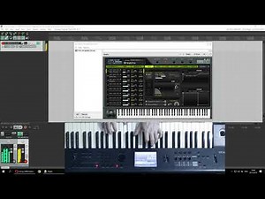 Korg M1 VST / Conect to Korg M50 / Clean Studio Sound / Reaper 5 / OBS Studio / Logitech c920 / 1080