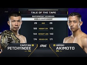 Capitan vs. Akimoto | ONE Full Fight
