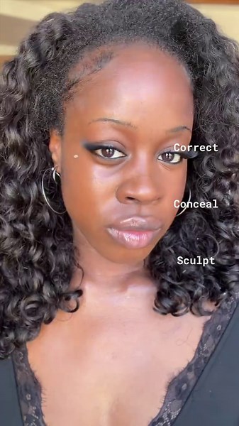 Correct. Conceal. Sculpt. ✨ A flawless base starts with the right steps. First, correct to balance and brighten the skin using the MAC Studio Fix 24HR Colour Corrector in Orange. Then conceal to perfect and smooth the base with the MAC Studio Fix 36HR Smooth Angles Concealer in NW43. Finally, sculpt to define and bring structure to the face using the MAC Multi Sculpt Matte Liquid in Pinot Noir. Three simple steps. One perfected complexion. Can your makeup do this? @maccosmeticsuki #maccrew #AD #