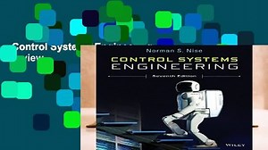 Control Systems Engineering  Review