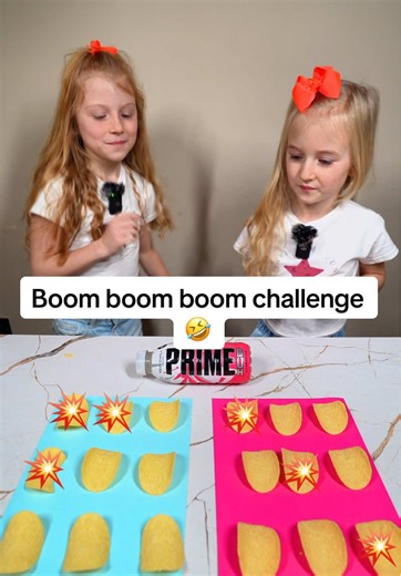 Boom boom boom challenge - Flo worked out Lissy’s strategy haha 🤣 #challenge #game #boomboomboom #boomboomboomchallenge #boomchallenge . (Declaration: Video & account made, produced & edited by Dad) . (This is not an ad for @PRIME - we just love the brand)