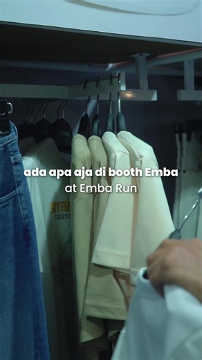 Penasaran ada apa aja di booth Emba at Emba Run? Tonton dulu video ini Mulai dari produk best seller kita, merch exclusive Emba Run sampai spin the wheel yang banyak banget untungnya. #EMBARun2026 #RunCulture #LangkahBersamaEMBA #embadenim