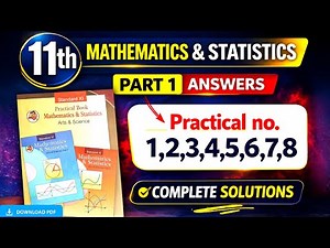 11th science maths practical book answers class 11 - math practical book 11th class answer part 1