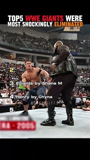 Shocking Royal Rumble Giants Elimination in WWE History 😅