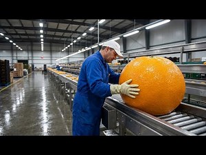 Inside the Citrus Juice Factory: From Fresh Orange to Aseptic Storage (Full Process)