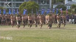 Wellington iwi erupted in haka and song on Wellington's waterfront today as they welcomed thousands to the capital for the biggest kapa haka competition in the country. | Checkpoint