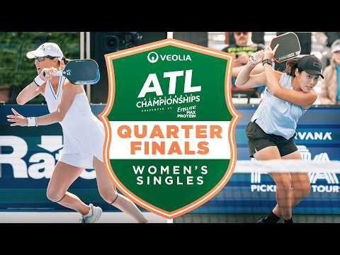 Kaitlyn Christian v Chao Yi Wang at the Veolia Atlanta Pickleball Championships
