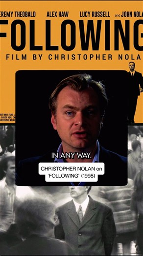 FOLLOWING (1998) #Following #ChristopherNolan #Debut #Cinema #Film #Movie #Movies #Director #FYP